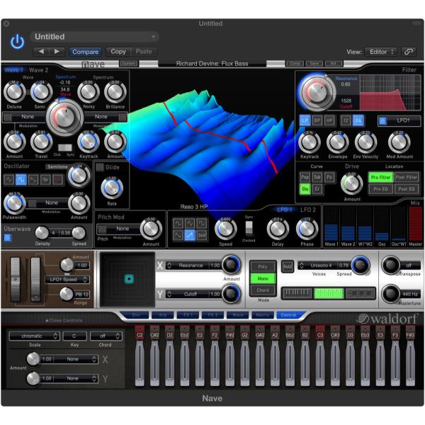 Waldorf ウォルドルフ Nave Plugin シンセサイザー ソフトウェア