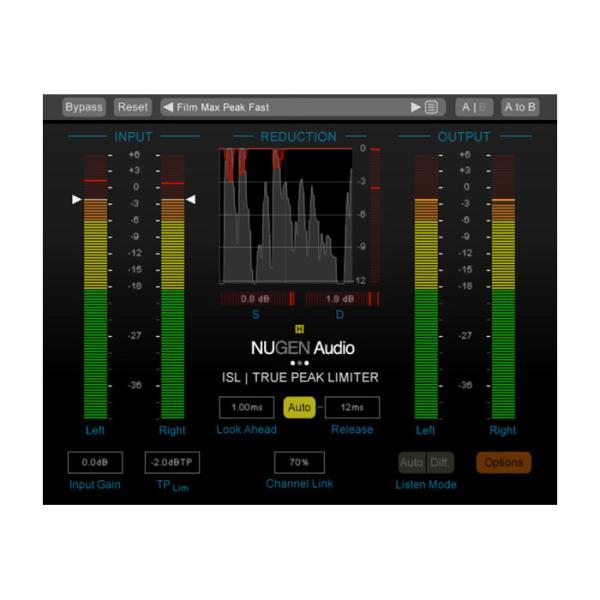 NUGEN Audio ISL 2 ST True Peak Limiter (stereo onl...
