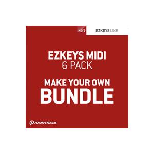 TOONTRACK トゥーントラック KEYS 6MIDI - 6 PACK BUNDLE [メール納品