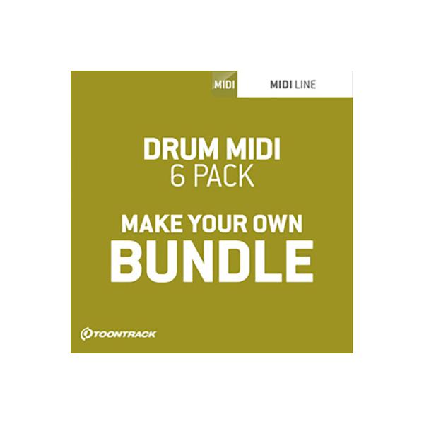 TOONTRACK トゥーントラック DRUM 6MIDI - 6 PACK BUNDLE [メール...