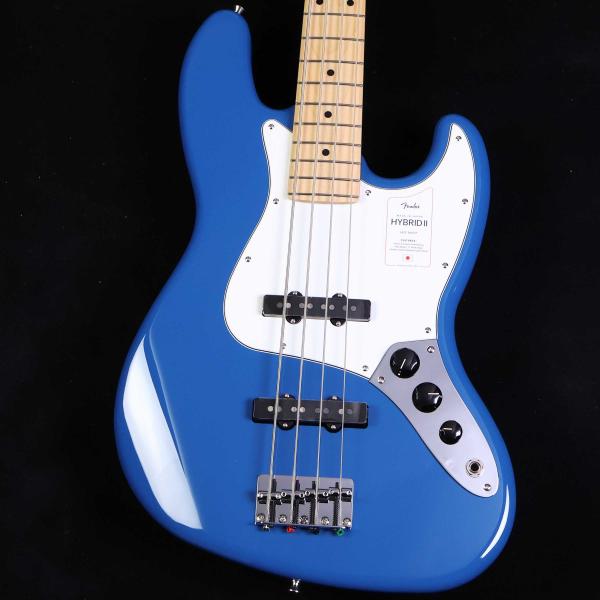 Fender Made In Japan Hybrid II Jazz Bass Forest Bl...