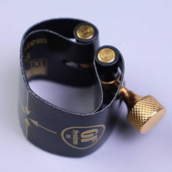 GF-System ジーエフシステム GF-08M-BGG-5 アルトサックス リガチャー ゴールド...