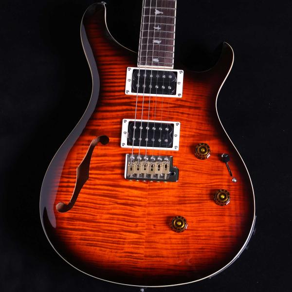 PRS SE Custom24 Semi-Hollow Piezo Orange Tiger Smo...
