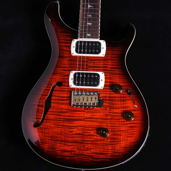 PRS SE Custom24 Semi-Hollow Piezo Orange Tiger Smo...