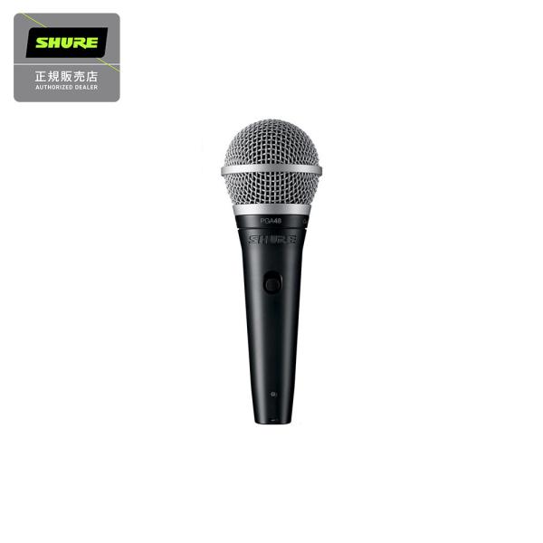 SHURE シュア PGA48-QTR-J ダイナミックマイクロホン/ホルダー、ポーチ、4.6m接続...