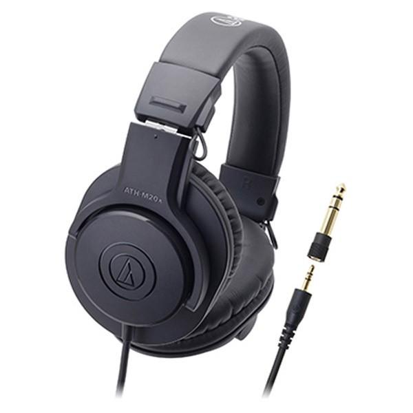 audio-technica オーディオテクニカ ATH-M20x 密閉型オーバーイヤーヘッドホン ...