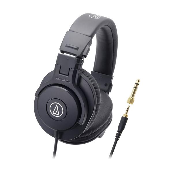 audio-technica オーディオテクニカ ATH-M30x 密閉型オーバーイヤーヘッドホン ...