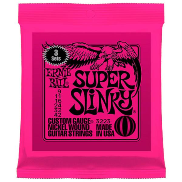 ERNiE BALL アーニーボール 3223 SuperSlinky 09-42 スーパースリンキ...