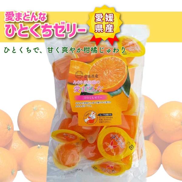 ゼリー 愛まどんな ひとくちゼリー 愛媛県産 柑橘 お菓子 小分け
