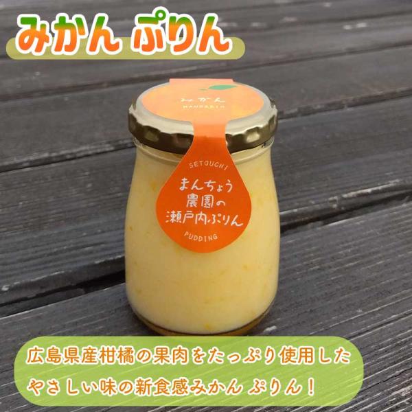 みかんぷりん プリン 蜜柑 柑橘 万汐農園 農家スイーツ 広島県産