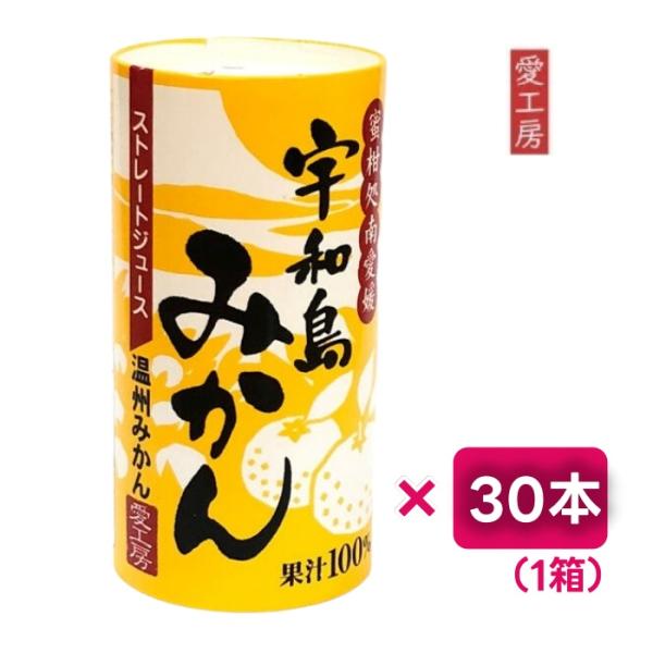 宇和島みかん ジュース 愛工房  温州みかん 送料無料 果汁100%ストレート カートカン 紙パック...