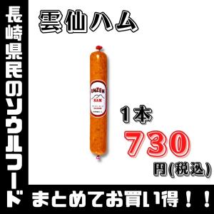 雲仙ハム　クール発送 （1本 300g ） 長崎 島原 BBQ 焼肉