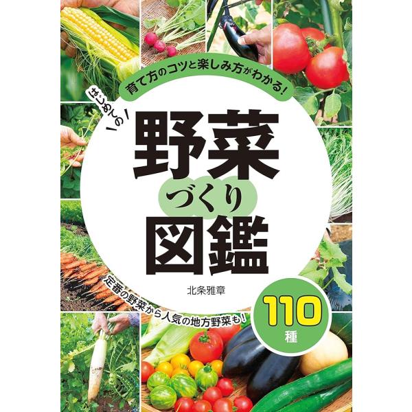 はじめての野菜づくり図鑑110種「新星」「送料無料」　(新品)