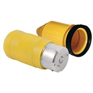 ParkPower by Marinco 50 Amp, 125/250V 3 Pole, 4 Wire Locking Female Connect