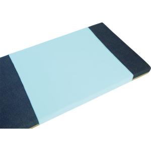 ブルー防水シーツ　スムースニット　レギュラーサイズ / 100-01　ブルー（サックス）（亀屋）｜shimayamedical