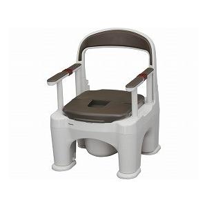 ラフィーネ プラスチック便座タイプ モカブラウン PN-L30201B ポータブルトイレ <座楽> ラフィーネ / PN-L30201B 標準タイプ
