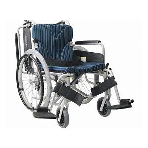 アルミ自走車いす 簡易モジュール 高床タイプ  KA822-42B-H  座幅42cm  A9