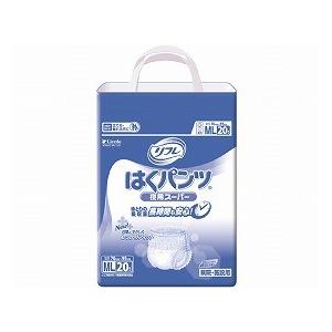 業務用 はくパンツ 夜用スーパー ML / 16596→17601 20枚（リブドゥ