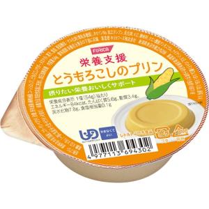 栄養支援　とうもろこしのプリン / 54g（ホリカフーズ）