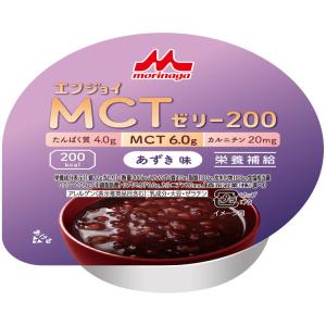 森永乳業 あずき味 72g／エンジョイ MCTゼリー200（森永乳業クリニコ