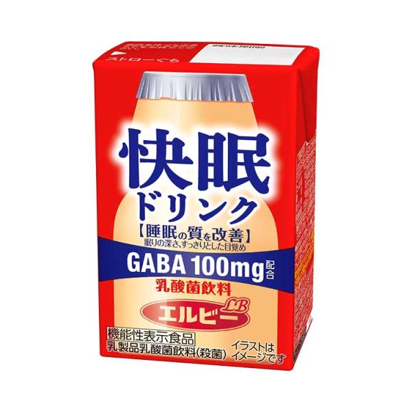 快眠ドリンク　乳酸菌飲料 / 24522　125mL（エルビー）