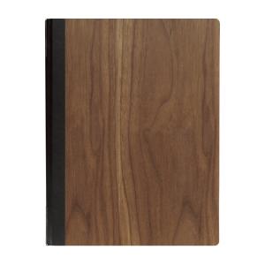 木製メニューブック　SHIMBI（シンビ）　#1900-K　A4対応　ウォルナット