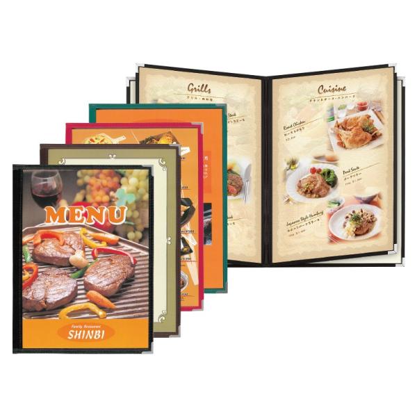 メニューブック　SHIMBI（シンビ）　ABW-9　A4対応　8ページ仕様