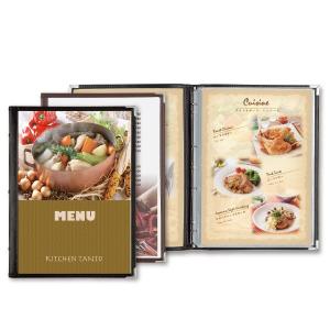 メニューブック　SHIMBI（シンビ）　スリムB-ABW-BT　A4対応　8ページ仕様　防滴タイプ