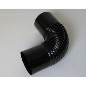 ホーロー煙突ブラック　えび曲り　煙突径サイズ φ１０６ｍｍ