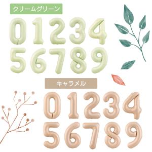 誕生日 数字バルーン 飾り付け くすみ パステ...の詳細画像3