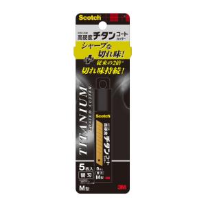 スリーエム　ジャパン スコッチチタンコートカッターＭ替刃ＴＩ−ＣＲＭ５ ＴＩ−ＣＲＭ５｜shimiz