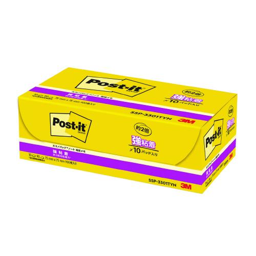 スリーエム　ジャパン Ｐｏｓｔ−ｉｔ強粘着　ＳＳＰ−３３０１ＴＹＮ　７４ｍｍ×６９ｍｍ　黄 ＳＳＰ−...