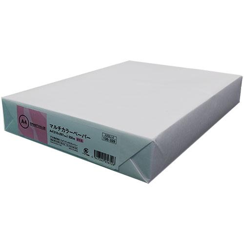 スマートバリュー カラーペーパーＡ４　さくら　５００枚　Ａ２６２Ｊ−６ Ａ２６２Ｊ−６