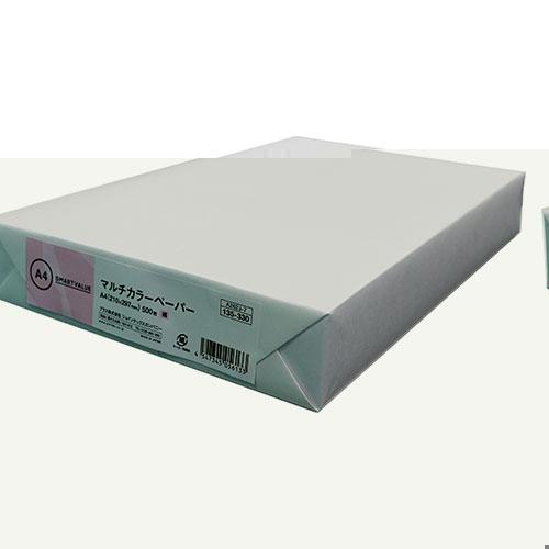 スマートバリュー カラーペーパーＡ４　桃　５００枚　Ａ２６２Ｊ−７ Ａ２６２Ｊ−７