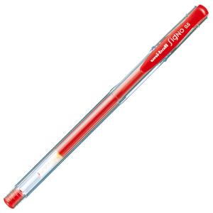 三菱鉛筆 シグノエコライター　０．５ｍｍ　ＵＭ−１００ＥＷ．１５　赤 ＵＭ１００ＥＷ．１５ ★10個パック｜shimiz