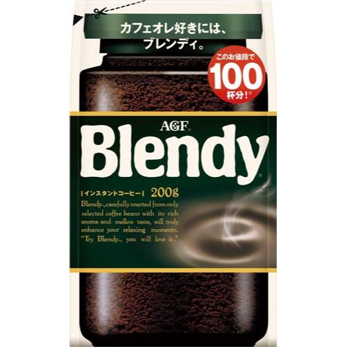 味の素AGF ＃ブレンディ スタンダード 袋 インスタントコーヒー 200g 75771 エコマーク...