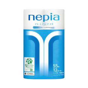 王子ネピア ネピア プレミアムソフト 無香料 １０９ｍｍ×５５ｍ シングル １２ロール ２０９９６ トイレットペーパーの商品画像