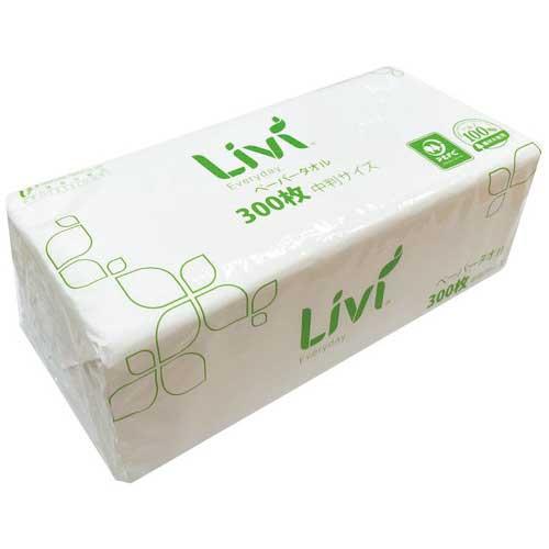 ユニバーサル・ペーパー　リビィ　ＧＬペーパータオルＲ　３００枚×４０Ｐ　９２０５３４