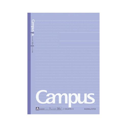 コクヨ KOKUYO キャンパスノートカラー表紙 ドット入り セミB5 罫幅7mm 30行 30枚 ...
