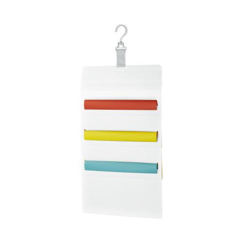 コクヨ KOKUYO さっと出し入れできる壁掛けポケット （書類用） ウォーム 3ポケット フ-KP...