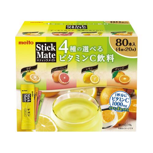 名糖産業 ＃スティックメイト ビタミンCアソート 80本 455606