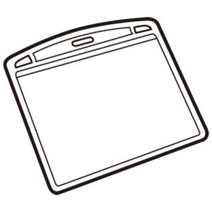 スマートバリュー 名札用替ケース　パス特大横１００枚　Ｂ０７５Ｊ−１０ Ｂ０７５Ｊ−１０ ★10個パック
