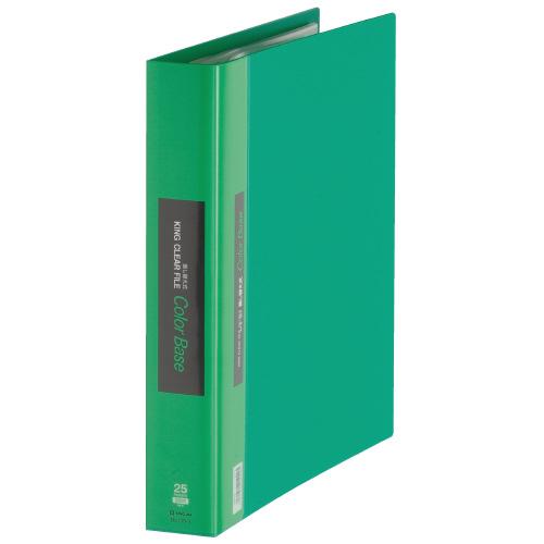 キングジム クリアーファイル２０Ｐ　１３９−３　Ａ４Ｓ　緑 １３９−３ミト