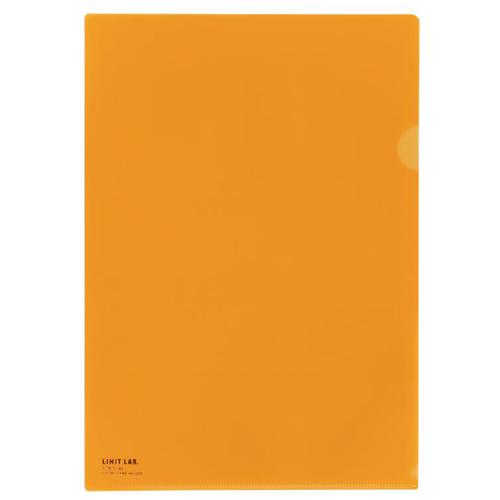 ＬＩＨＩＴ　ＬＡＢ． クリヤーホルダー　Ｆ−７８−４　Ａ４　橙　５枚 Ｆ−７８−４（５）