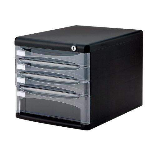 ナカバヤシ デスクトップ４段　Ａ４−ＳＫ４Ｄ　ブラック Ａ４−ＳＫ４Ｄ