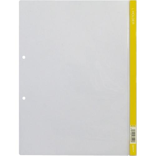 キングジム クリアーホルダー　Ｌホルダー７３０　Ａ４Ｓ　黄　５冊 ７３０キイ ★10個パック