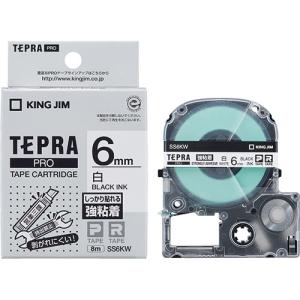 キングジム テプラPROテープ強粘着 SS6KW...の商品画像