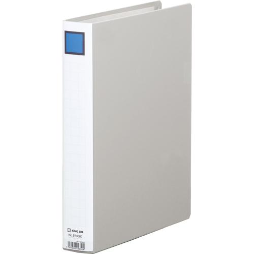 キングジム キングファイルＧ　９７３ＧＸ　Ａ４Ｓ　３０ｍｍ　グレー ９７３ＧＸクレ ★10個パック