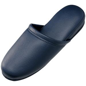 スマートバリュー スリッパ30足 ダークブルー N117J-DB-3P