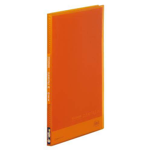 キングジム シンプリーズクリアファイル　１８６ＴＳＰ橙 １８６ＴＳＰオレ